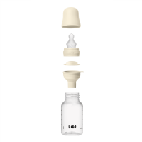 BIBS Baby Bottle Anti Colic Silicone 150 ml Slow Flow Ivory