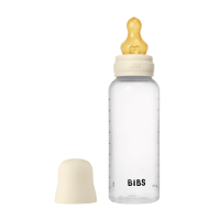 BIBS Baby Bottle Anti Colic Latex 270 ml Medium Flow Ivory