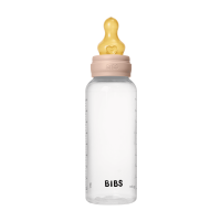 BIBS Baby Bottle Anti Colic Latex 270 ml Medium Flow Blush