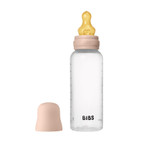 BIBS Baby Bottle Anti Colic Latex 270 ml Medium Flow Blush