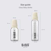 BIBS Baby Bottle Anti Colic Latex 270 ml Medium Flow Blush
