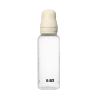 BIBS Baby Bottle Anti Colic Silicone 270 ml Medium Flow Ivory