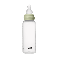 BIBS Baby Bottle Anti Colic Silicone 270 ml Medium Flow Sage