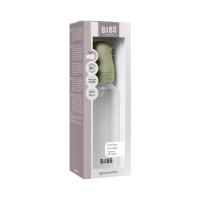 BIBS Baby Bottle Anti Colic Silicone 270 ml Medium Flow Sage