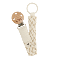 BIBS Nuggi Clip Braided Ivory_Vanilla