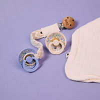 BIBS Sucette Clip Braided Ivory_Vanilla