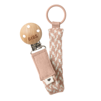 BIBS Nuggi Clip Braided Blush_Ivory