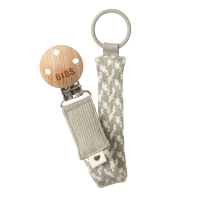 BIBS Nuggi Clip Braided Sand_Ivory