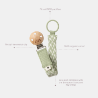 BIBS Nuggi Clip Braided Sand_Ivory