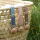 BIBS Pacifier Clip Braided Sand_Ivory