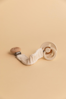 BIBS Nuggi Clip Knitted Ivory