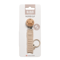 BIBS Nuggi Clip Knitted Vanilla