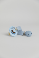BIBS Nuggi Clip Ribbon Dusty Blue