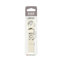 BIBS Sucette Clip Loop Ivory