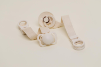 BIBS Sucette Clip Loop Ivory