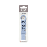 BIBS Pacifier Clip Loop Dusty Blue