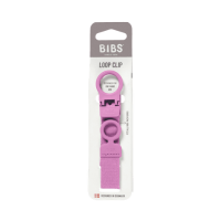 BIBS Pacifier Clip Loop Bubblegum