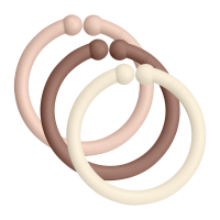 BIBS Loops 12 Pack Blush/Woodchuck/Ivory