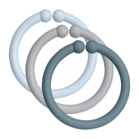 BIBS Loops 12 Pack Baby Blue/Cloud/Petrol