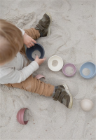 BIBS Wobbly Tower Pastel Rainbow