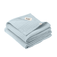 BIBS Muslin Cloth 2-pack 70x70 cm Baby Blue