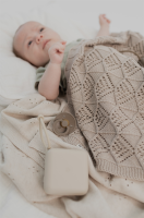 BIBS Knitted Blanket Wavy Vanilla
