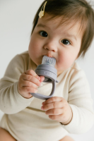 BIBS Baby Feeder Fossil Grey