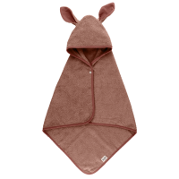 BIBS Kangaroo Hoodie Towel Baby Woodchuck