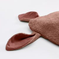 BIBS Kangaroo Hoodie Towel Baby Woodchuck