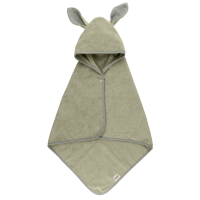 BIBS Kangaroo Hoodie Towel Baby Sage