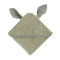 BIBS Kangaroo Hoodie Towel Baby Sage