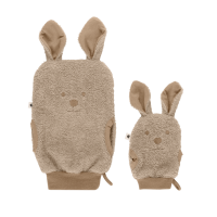 BIBS 2-Pack Kangaroo Wash Cloth Vanilla