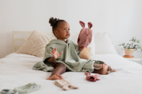 BIBS 2-Pack Kangaroo Wash Cloth Woodchuck