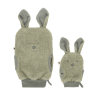 BIBS 2-Pack Kangaroo Wash Cloth Sage
