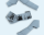Hoppstar Eco Paper Rolls Refill Package 3 x bleu clair