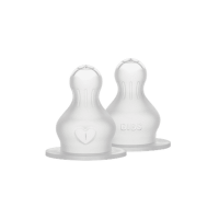 BIBS Flaschensauger 2 Pack Silikon Thick Flow