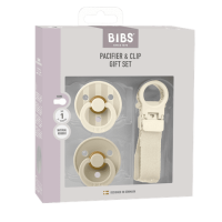BIBS Colour Schnuller & Clip Loop Geschenkset Latex...