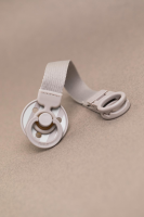 BIBS Colour Pacifier & Loop Clip Gift Set Latex Size 1 Ivory