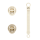 BIBS Colour Pacifier & Loop Clip Gift Set Latex Size 1 Ivory