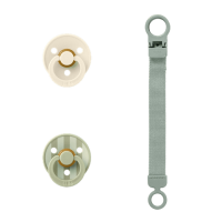 BIBS Colour Schnuller & Clip Loop Geschenkset Latex...