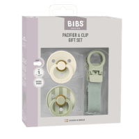 BIBS Colour Schnuller & Clip Loop Geschenkset Latex...