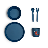 Citron PLA Tableware Set Blue Dino