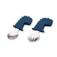 Citron Sporks Set Mini Blue Dino