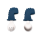 Citron Sporks Set Mini Blue Dino