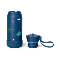 Citron Insulated Water Bottle Blue Dino 250ml