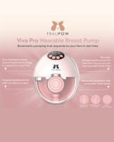 Fraupow Viva Pro Wearable Hands Free Milchpumpe Single