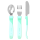 Twistshake Learn Cutlery Stainless Steel 12+m Pastel Green