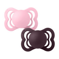 BIBS Nuggi Supreme 2 PACK Silicone_Symmetrical_0-6m_Baby...