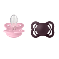 BIBS Nuggi Supreme 2 PACK Silicone_Symmetrical_0-6m_Baby...