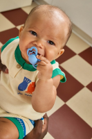 BIBS Nuggi Supreme 2 PACK Silicone_Symmetrical_0-6m_Vanilla_Sky Blue